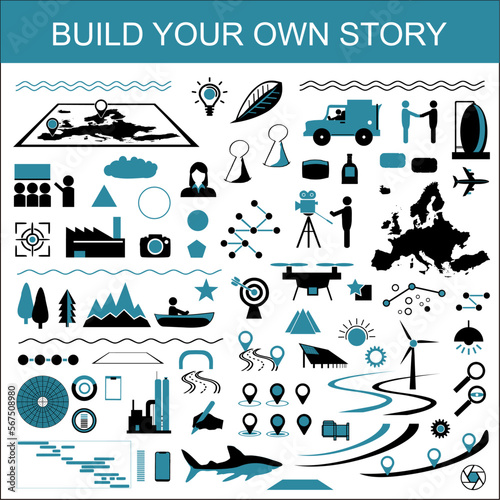 Erstelle deine eigene Geschichte - Visual Storytelling Elemente