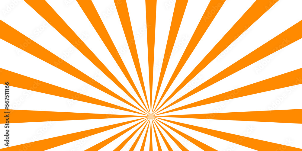 Fototapeta premium orange sunburst background