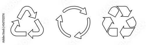 Reduce, reuse, recycle symbol