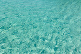 Teal turquoise clear ocean water