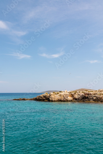 Mediterranean Sea with Rock Peninsula 
