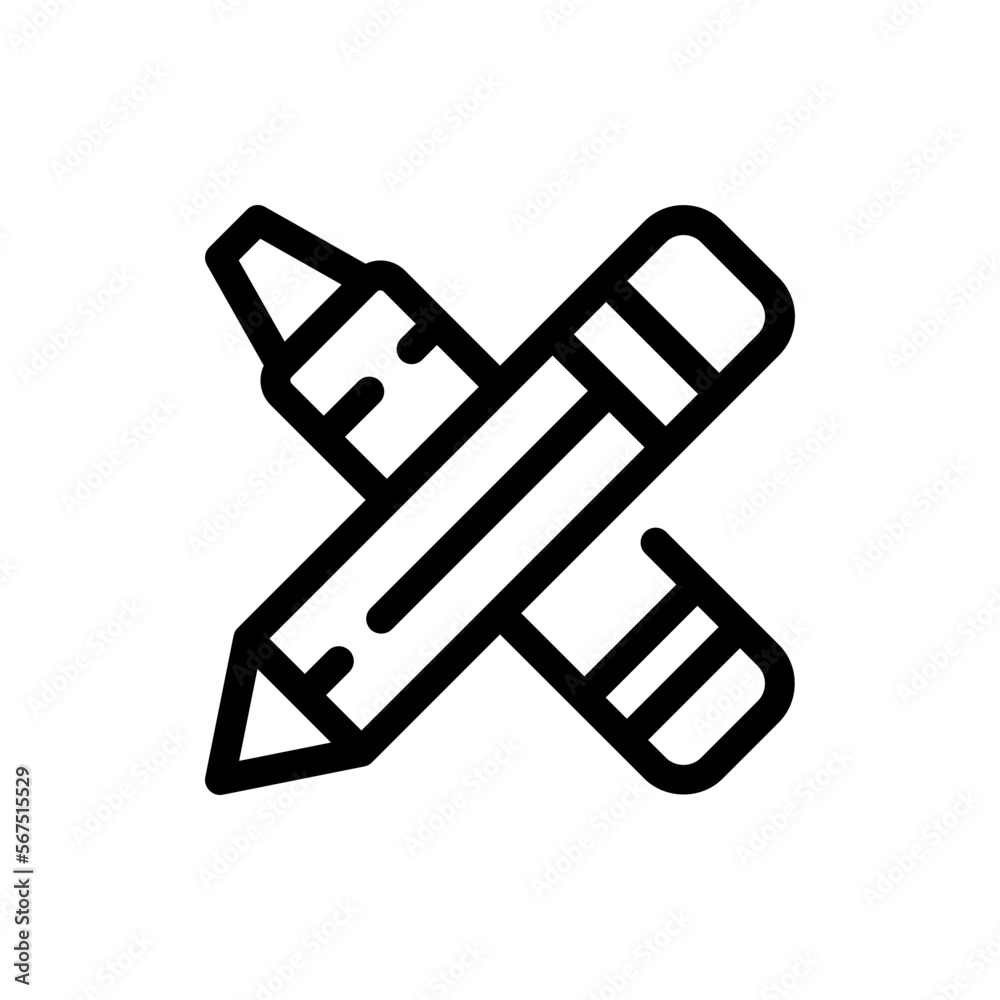 pencil line icon pencil line icon