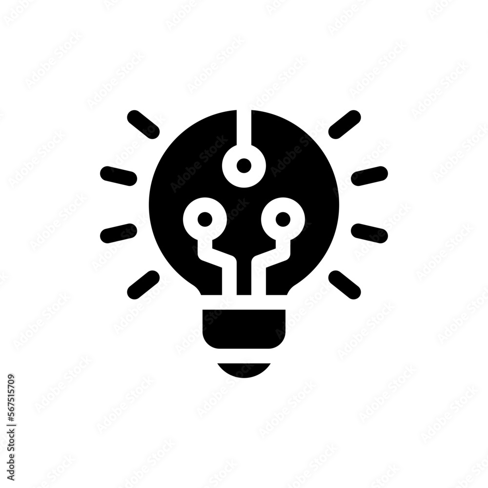 idea glyph icon