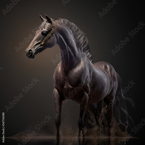 Arabian horse: Get ready to be mesmerized by the beauty of digital art horses. These magnificent creatures are not just digital images but amazing art.