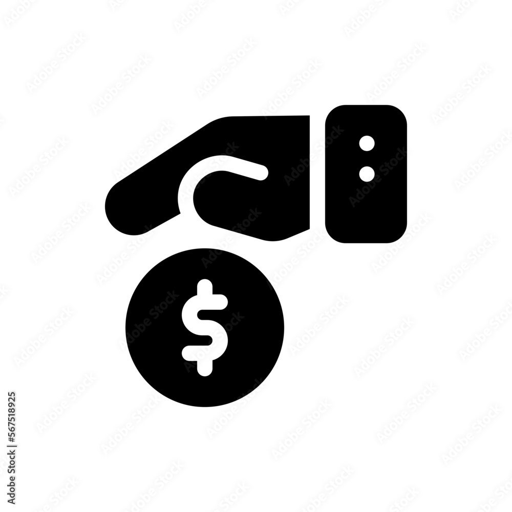 donation glyph icon donation glyph icon