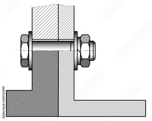 Bolted joint illustration