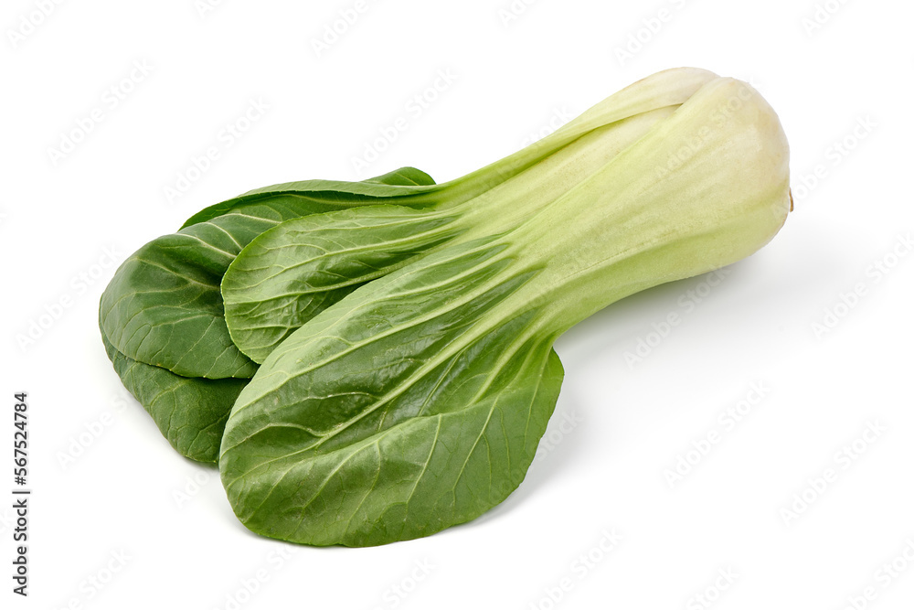 Fresh green Chinese cabbage, bok choy, pok choi or pak choi, isolated on white background. Fresh green Chinese cabbage, bok choy, pok choi or pak choi, isolated on white background.