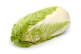 Fresh chinese cabbage, isolated on white background. High resolution image.