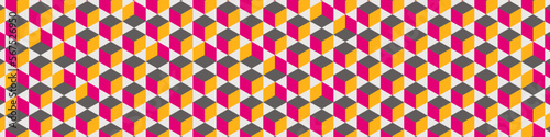  Hexagonal Maze pattern abstract illustration