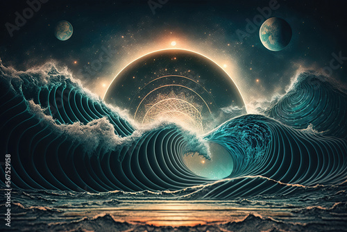 psychic wave - surreal and harmonic © ca-art