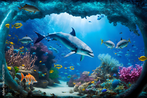 Underwater world. Coral fishes of Red sea. © Prasanth