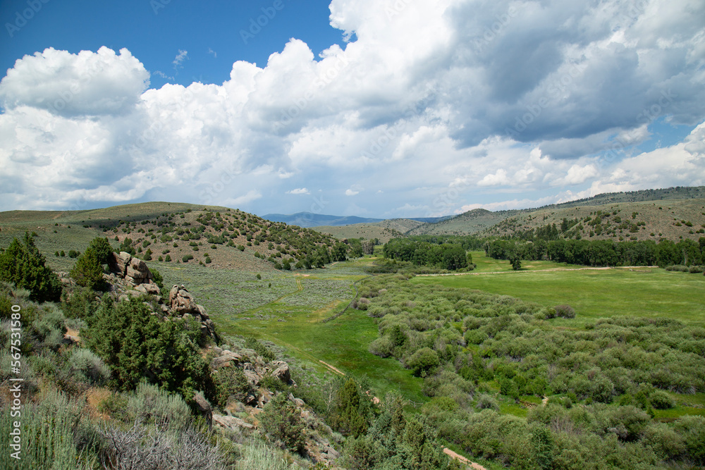 Mountain Valley Landscape