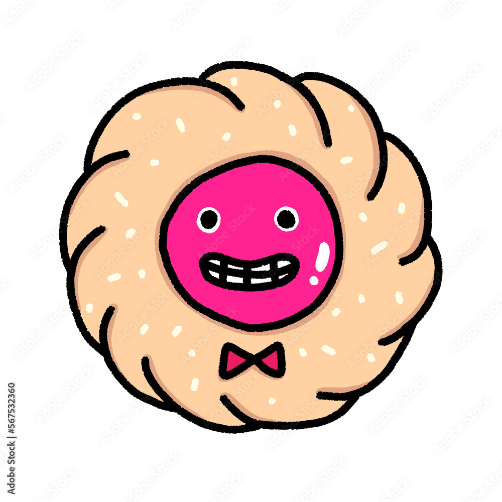 strawberry trumbprint cookie, character design, cute cartoon isolated , graphic design for presentation, marketing, art, illustration, t-shirt design, cartoon, comic, advertising, online media strawberry trumbprint cookie, character design, cute cartoon isolated , graphic design for presentation, marketing, art, illustration, t-shirt design, cartoon, comic, advertising, online media