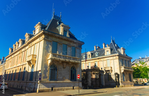 Prefecture of the territory of Belfort is a small department located in the east of France photo