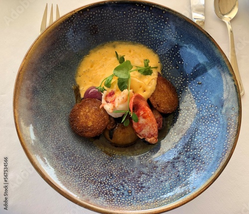 Lobster tail and claw