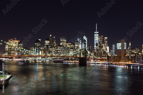 New York Skyline at night © chrstan