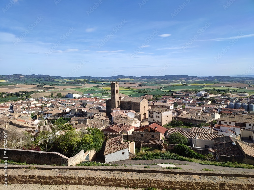 view of the city of town umbria