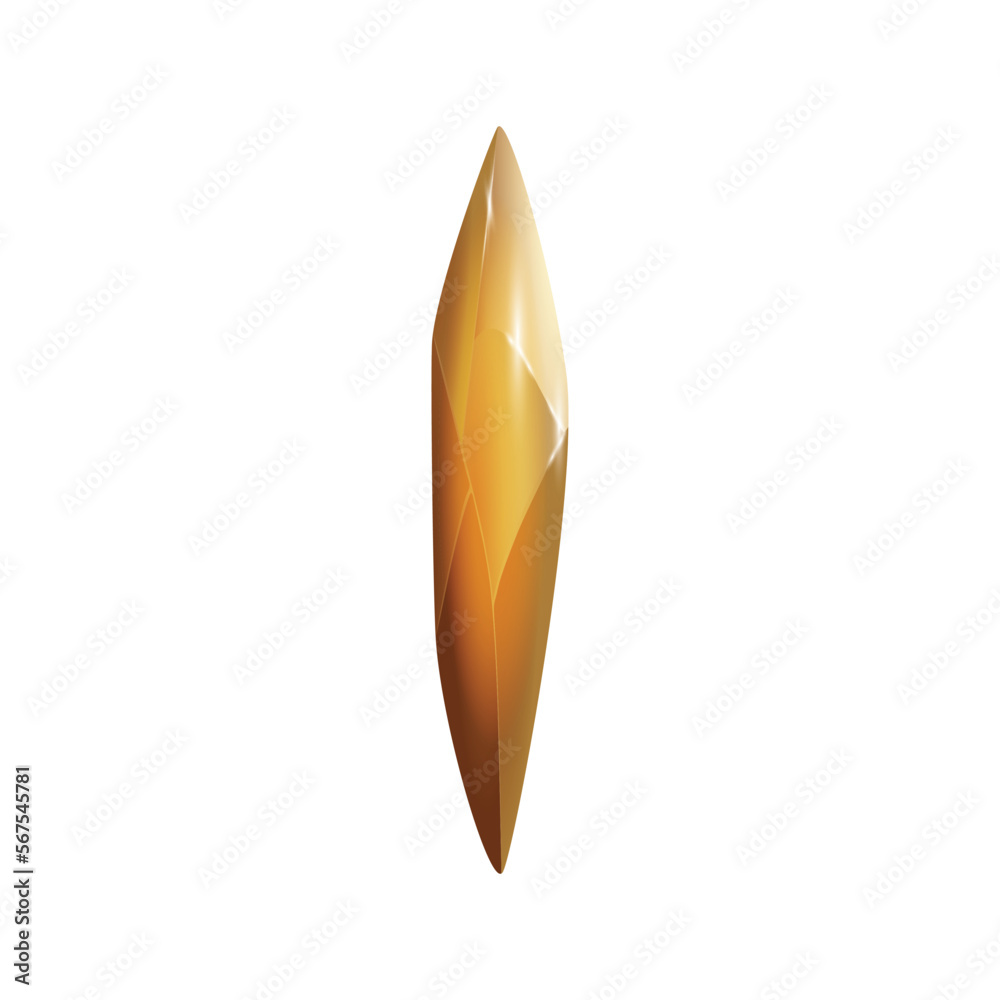 Crystal and natural mineral. Cartoon Magic Gemstone. Game asset. vector illustration