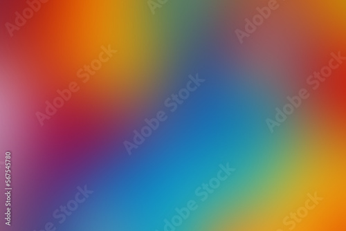 Bright abstract background with defocused rainbow spots, gradient