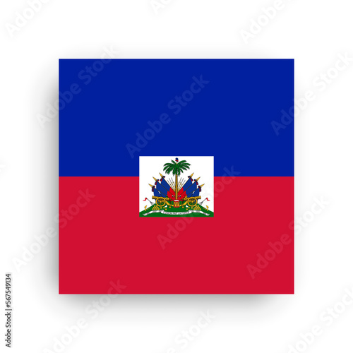 Free Download Square vector flag of Haiti - GFXLoad
