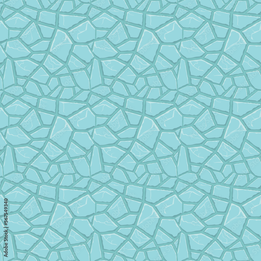 Cartoon game texture, ice surface seamless pattern. Game asset walls and environment background Cartoon game texture, ice surface seamless pattern. Game asset walls and environment background