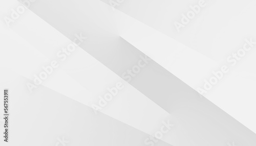 Black white abstract modern background for design. Geometric shapes. Triangles, squares, stripes, lines. Gradient. Modern, futuristic. Light gray. Template.