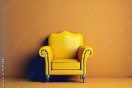 Concept of Hiring and Job Vacancies. Background of a job offer and an empty armchair. illustration. Generative AI © 2rogan