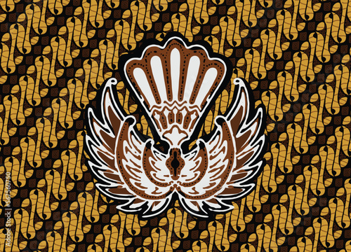Batik Indonesian: is a technique of wax-resist dyeing applied to whole cloth, or cloth made using this technique originated from Indonesia.