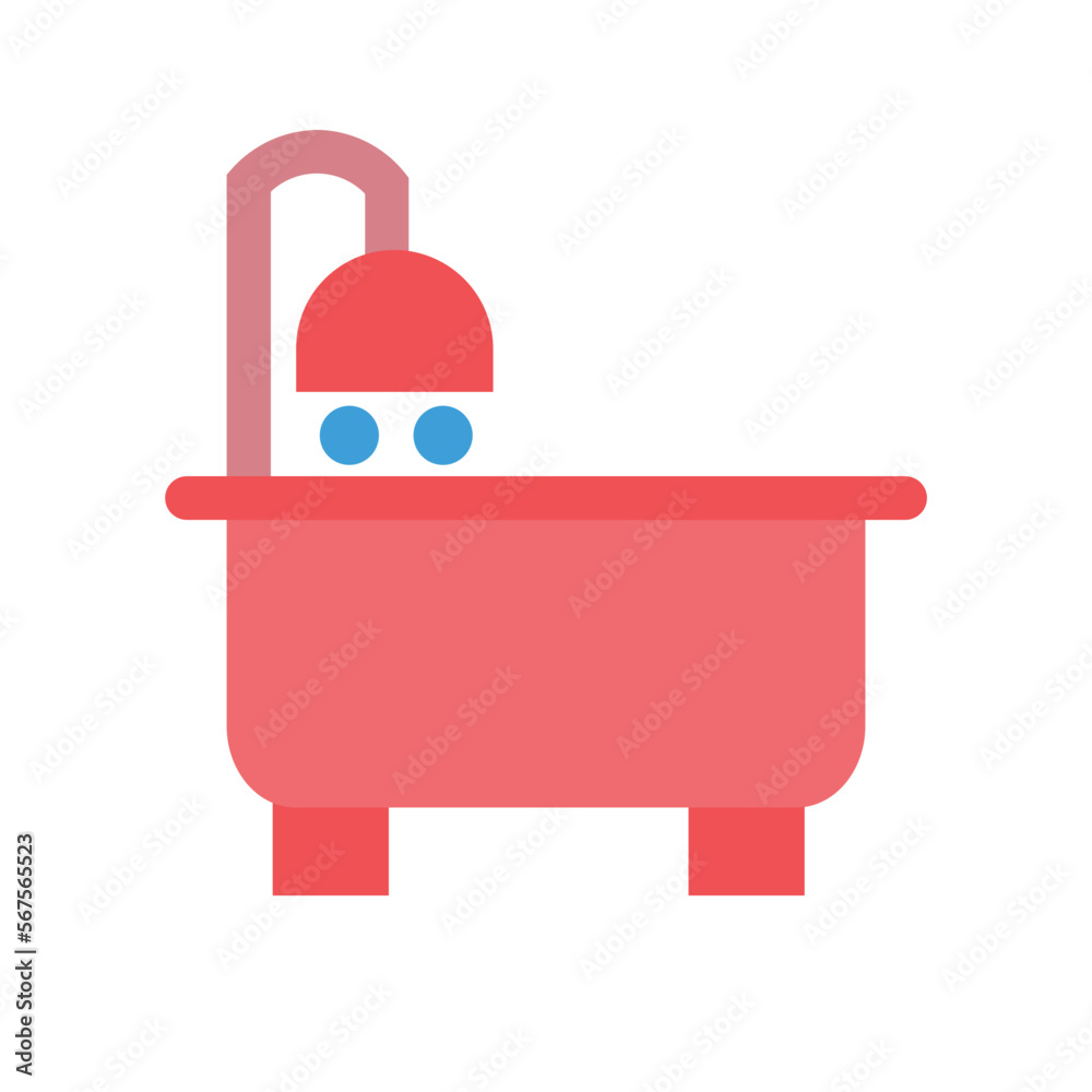 Bathtub Flat Icon