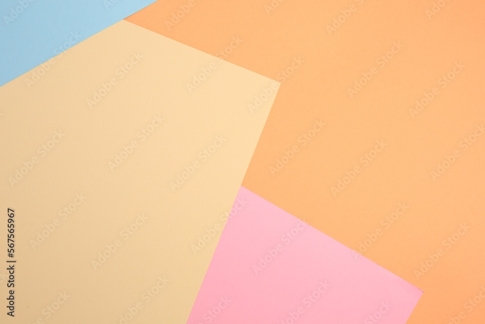 Many colorful sheets of paper as background, top view Many colorful sheets of paper as background, top view