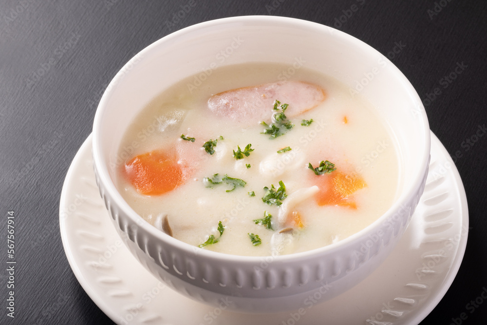 白インゲン豆のクリームシチュー 白インゲン豆のクリームシチュー