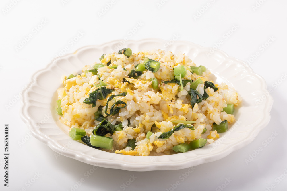 野沢菜チャーハン 野沢菜チャーハン
