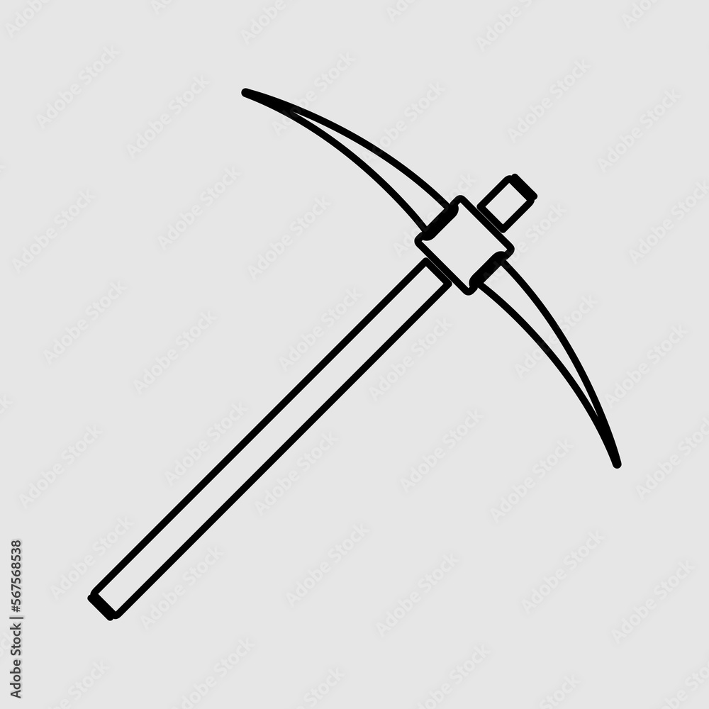 Pick axe flat vector icon. trendy style illustration on white background..eps
Pick axe flat vector icon. trendy style illustration on white background..eps