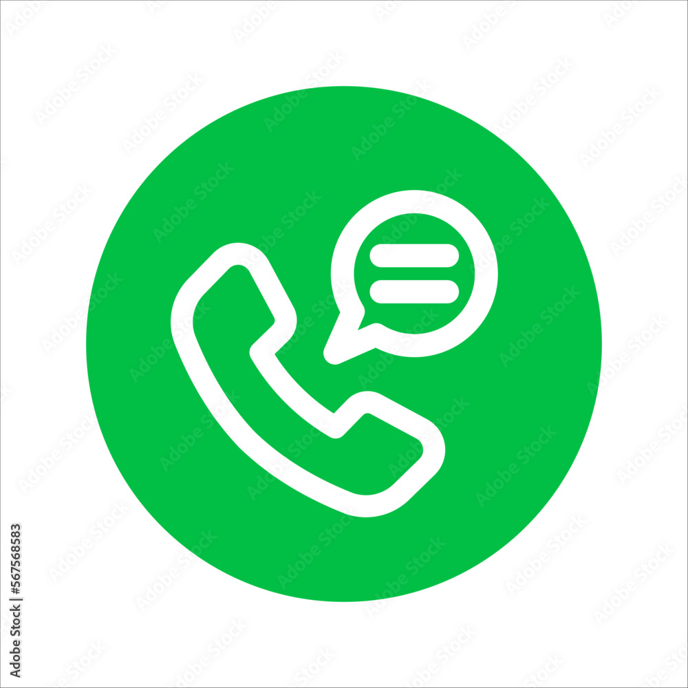 Green Circle Glyph Contact Icon Green Circle Glyph Contact Icon