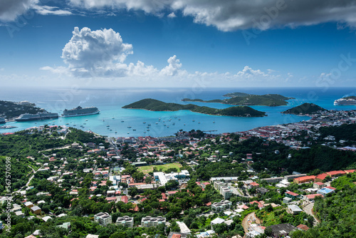  Caribbean island of St. Thomas, Charlotte Amalie