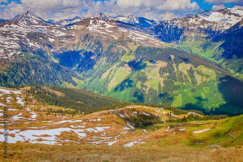 Obraz na płótnie Tyrol Stubnerkogel alps above Bad Gastein and Hohe Tauern range, Austria w salonie