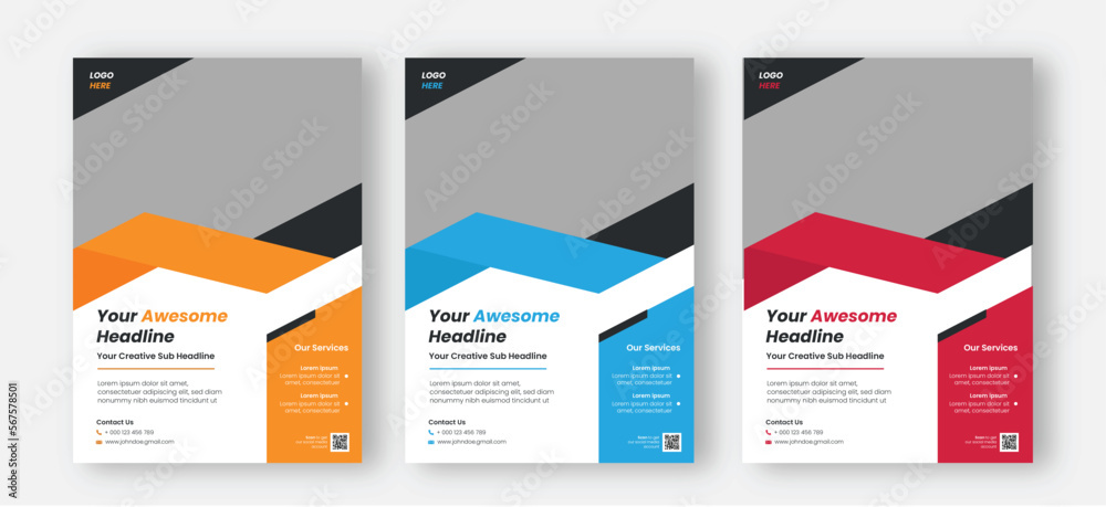 Modern and Simple Business Flyer Template 8 Modern and Simple Business Flyer Template 8