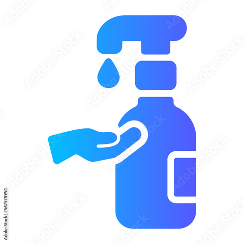 drying gradient icon