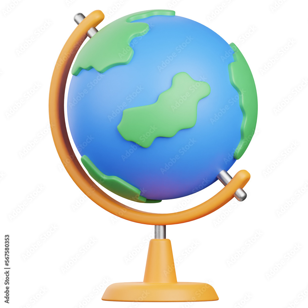 3D Render Globe Icon, illustration isolated on white background, suitable for website, mobile app, print, presentation, infographic, and other projects. 3D Render Globe Icon, illustration isolated on white background, suitable for website, mobile app, print, presentation, infographic, and other projects.