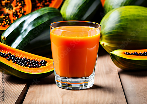 Papaya is a delicious and exotic tropical fruit, rich in vitamin C, dietary fiber, and antioxidants. It is a nutritious and low-calorie snack, great for boosting energy, supporting gut and skin health