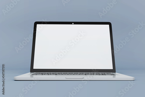 Modern laptop mockup