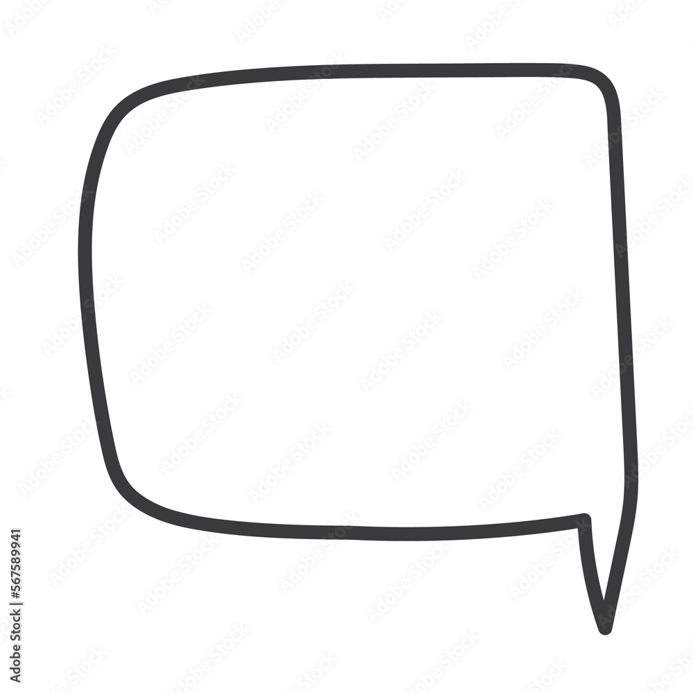 speech bubbles doodle massage outline element speech bubbles doodle massage outline element