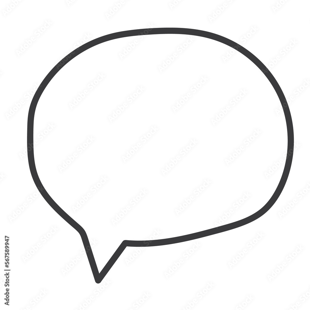 speech bubbles doodle massage outline element speech bubbles doodle massage outline element