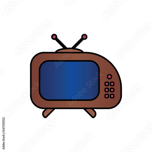 Retro TV icon.