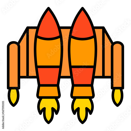 Jetpack Filled Line Icon