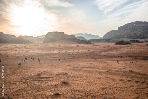 pustynny krajobraz piach