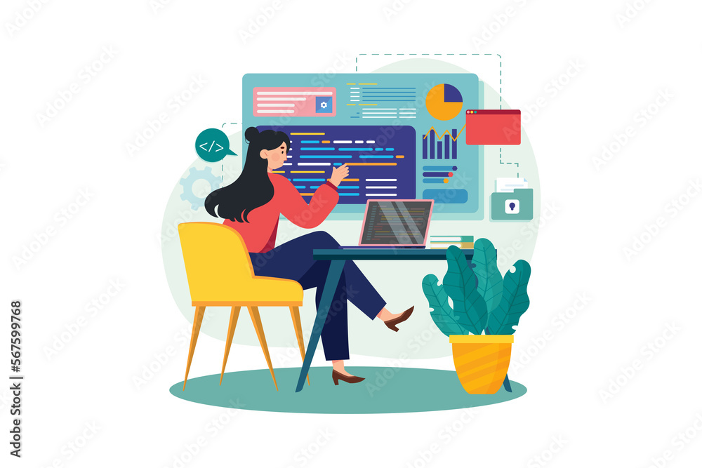 Writing codes and typing data code technology Writing codes and typing data code technology