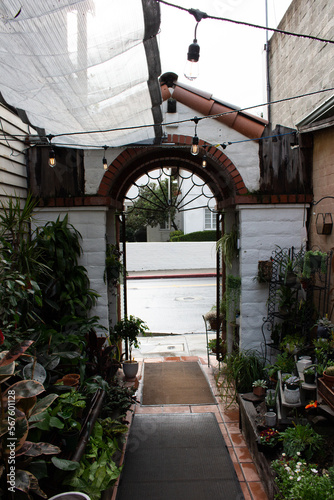 Plant store entrance