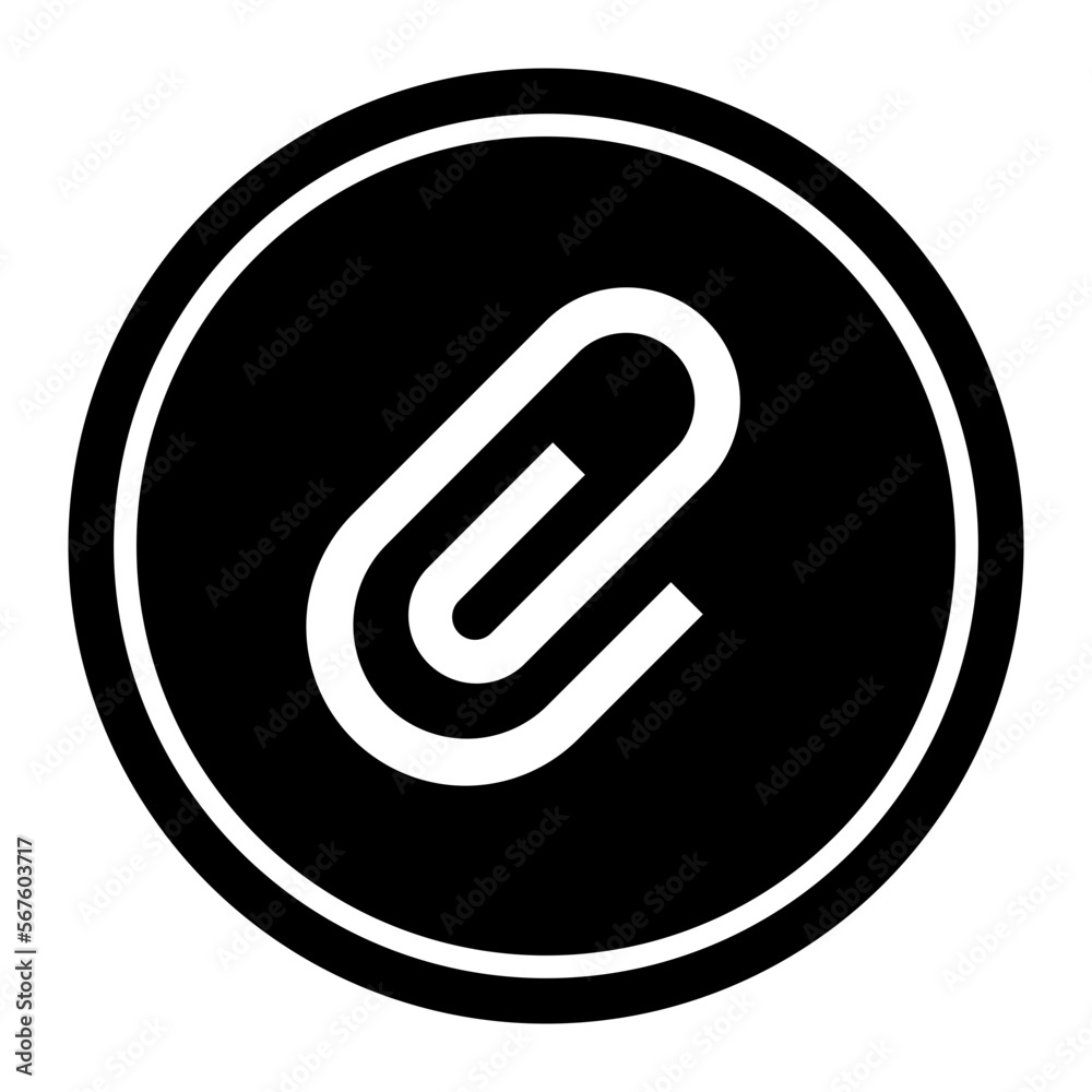 attachment Circular line icon attachment Circular line icon