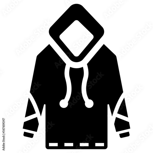 Hoody jacket icon